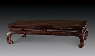 明清古典家具 紫檀長(zhǎng)方形座擺件